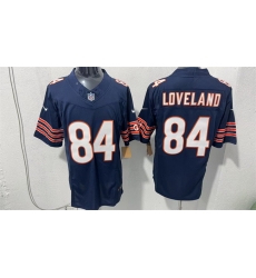 Men Chicago Bears  84 Colston Loveland Navy 2026 F U S E  Vapor Untouchable Limited Stitched Football Jersey
