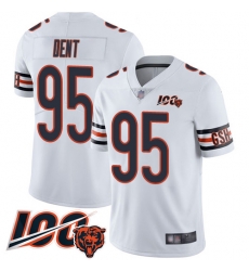 Men Chicago Bears 95 Richard Dent White Vapor Untouchable Limited Player 100th Season Football Jersey