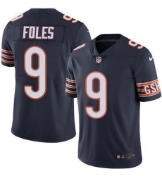 Nike Bears 9 Nick Foles Navy Blue Team Color Men Stitched NFL Vapor Untouchable Limited Jersey