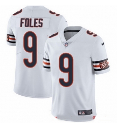 Nike Bears 9 Nick Foles White Men Stitched NFL Vapor Untouchable Limited Jersey