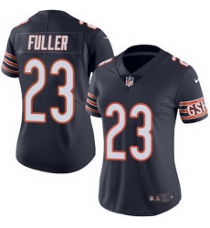 Nike Bears #23 Kyle Fuller Navy Blue Womens Stitched NFL Limited Rush Jersey