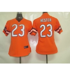 Womens Nike Chicago Bears 23 Hester Orange Jersey