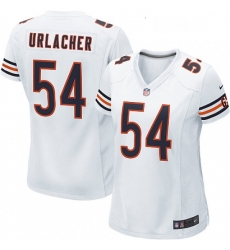 Womens Nike Chicago Bears 54 Brian Urlacher Game White NFL Jersey