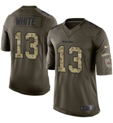 Nike Bears #13 Kevin White Green Youth Stitched NFL Limited Salute to Service Jersey