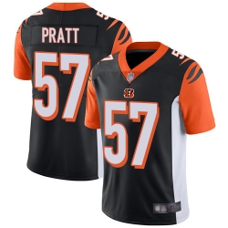 Bengals 57 Germaine Pratt Black Team Color Men Stitched Football Vapor Untouchable Limited Jersey