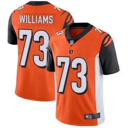 Bengals 73 Jonah Williams Orange Alternate Men Stitched Football Vapor Untouchable Limited Jersey