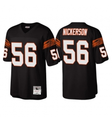 Men Cincinnati Bengals 56 Hardy Nickerson Black Throwback Legacy Stitched Jerse