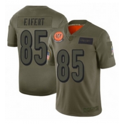 Men Cincinnati Bengals 85 Tyler Eifert Limited Camo 2019 Salute to Service Football Jersey