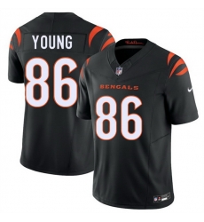 Men Cincinnati Bengals  86 Colbie Young Black 2026 Draft F U S E  Vapor Untouchable Limited Stitched Football Jersey