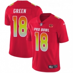 Mens Nike Cincinnati Bengals 18 AJ Green Limited Red 2018 Pro Bowl NFL Jersey