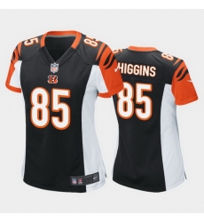 women tee higgins cincinnati bengals black game jersey 