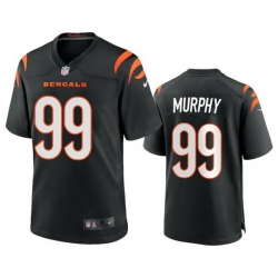 Youth Cincinnati Bengals 99 Myles Murphy Black Stitched Game Jersey