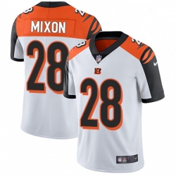 Youth Nike Cincinnati Bengals 28 Joe Mixon Elite White NFL Jersey