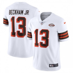 Cleveland Browns 13 Odell Beckham Jr Nike 1946 Collection Alternate Vapor Limited NFL Jersey  White