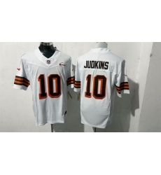Men Cleveland Browns 10 Quinshon Judkins White 2026 1946 Collection Vapor Limited Stitched Football Jersey Men Cleveland Browns 10 Quinshon Judkins White 2026 1946 Collection Vapor Limited Stitched Football Jersey