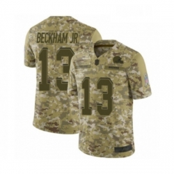 Mens Odell Beckham Jr Limited Camo Nike Jersey NFL Cleveland Browns 13 2018 Salute to Service