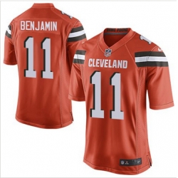 Nike Cleveland Browns #11 Travis Benjamin Orange Alternate Mens Stitched NFL New Elite Jersey