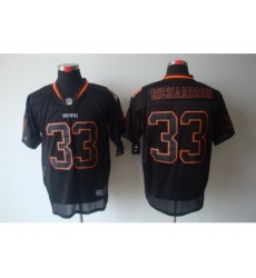 Nike Cleveland Browns 33 Trent Richardson Black Elite Lights Out NFL Jersey