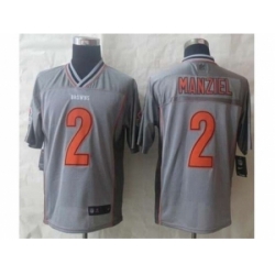 Nike cleveland browns 2 Johnny Manziel grey Elite vapor NFL Jersey