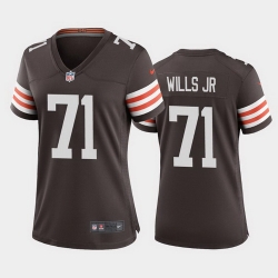 women jedrick wills cleveland browns brown game jersey 2020 