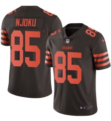 Nike Browns #85 David Njoku Brown Youth Stitched NFL Limited Rush Jersey