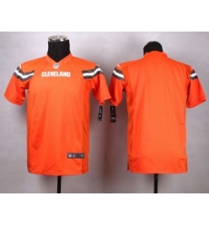 nike youth nfl jerseys cleveland browns blank orange[nike][new style]