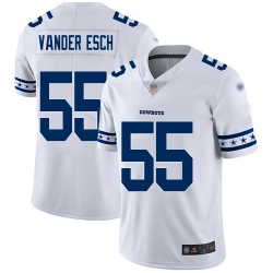 Cowboys 55 Leighton Vander Esch White Men Stitched Football Limited Team Logo Fashion Jersey