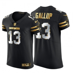 Dallas Cowboys 13 Michael Gallup Men Nike Black Edition Vapor Untouchable Elite NFL Jersey