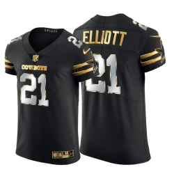 Dallas Cowboys 21 Ezekiel Elliott Men Nike Black Edition Vapor Untouchable Elite NFL Jersey