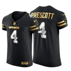 Dallas Cowboys 4 Dak Prescott Men Nike Black Edition Vapor Untouchable Elite NFL Jersey