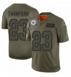 Men Dallas Cowboys 23 Darian Thompson Limited Camo 2019 Salute to Service Football Jersey