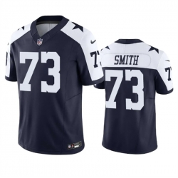 Men Dallas Cowboys 73 Tyler Smith Navy 2023 F U S E  Vapor Limited Stitched Football Jersey