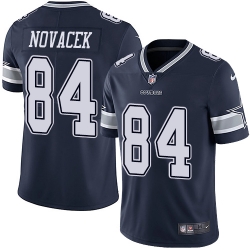 Men Nike Cowboys #84 Jay Novacek Navy Blue Team Color Vapor Untouchable Limited Player NFL Jersey