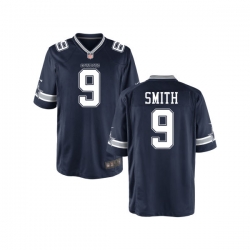 Men Nike Dallas Cowboys Jaylon Smith 9 Blue Vapor Limited NFL Jersey