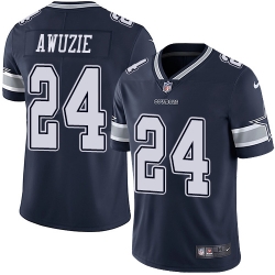 Nike Cowboys #24 Chidobe Awuzie Navy Blue Team Color Mens Stitched NFL Vapor Untouchable Limited Jersey