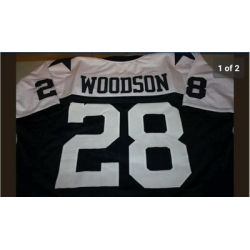 Nike Cowboys #28 Darren Woodson coutom thanksgiving day jersey