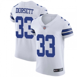 Nike Cowboys #33 Tony Dorsett White Mens Stitched NFL Vapor Untouchable Elite Jersey