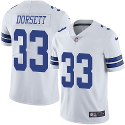 Nike Cowboys #33 Tony Dorsett White Mens Stitched NFL Vapor Untouchable Limited Jersey