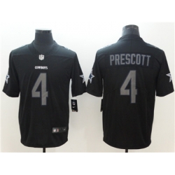 Nike Cowboys #4 Dal Prescott Black Impact Limited Jersey