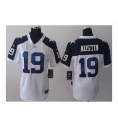 Nike women nfl jerseys dallas cowboys #19 austin thankgivings white