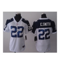 Nike women nfl jerseys dallas cowboys #22 e.smitth thankgivings white