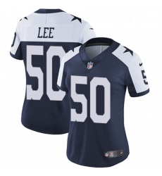 Womens Nike Dallas Cowboys 50 Sean Lee Navy Blue Throwback Alternate Vapor Untouchable Limited Player NFL Jersey