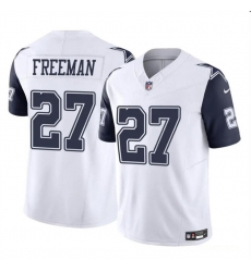 Youth Dallas Cowboys 27 Royce Freeman White 2023 F U S E Color Rush Limited Stitched Football Jersey