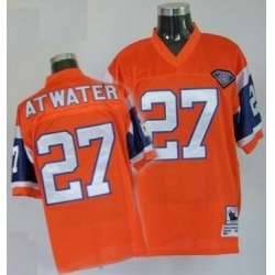 Denver Broncos 27 STEVE ATWATER orange Throwback Jerseys