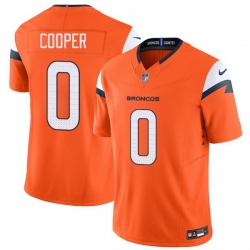 Men Denver Broncos 0 Jonathon Cooper Orange 2025 F U S E  Vapor Limited Stitched Football Jersey Men Denver Broncos 0 Jonathon Cooper Orange 2025 F U S E  Vapor Limited Stitched Football Jersey