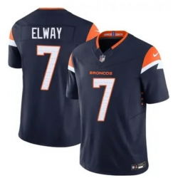 Men Denver Broncos 7 John Elway Navy 2024 Alternate Stitched Jersey