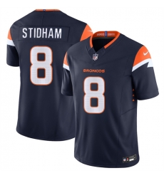 Men Denver Broncos 8 Jarrett Stidham Navy F U S E Vapor Limited Stitched Football Jersey Men Denver Broncos 8 Jarrett Stidham Navy F U S E Vapor Limited Stitched Football Jersey