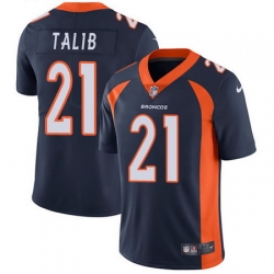 Nike Broncos #21 Aqib Talib Navy Blue Alternate Mens Stitched NFL Vapor Untouchable Limited Jersey