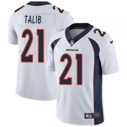 Nike Broncos #21 Aqib Talib White Mens Stitched NFL Vapor Untouchable Limited Jersey