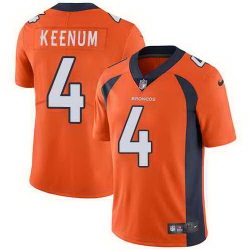 Nike Broncos 4 Case Keenum Orange Vapor Untouchable Limited Jersey